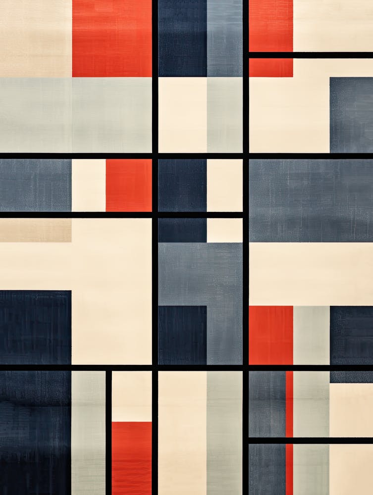 Lunar Lattices: Abstract Mid-Century Moonscape