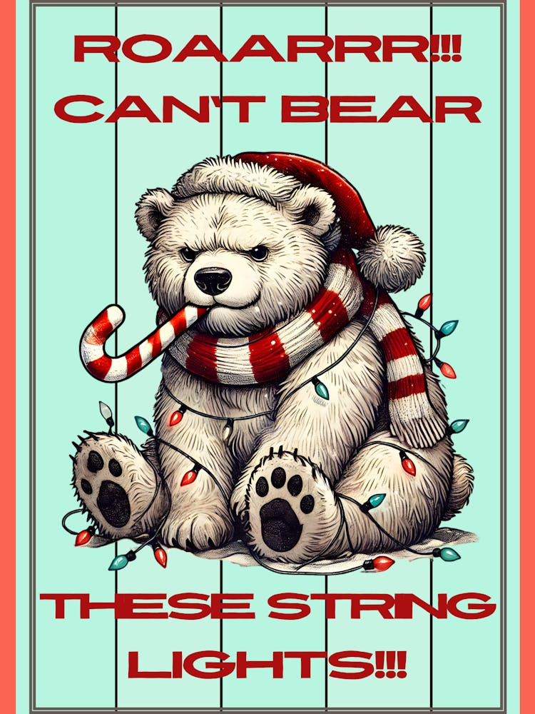 Christmas Polar Bear