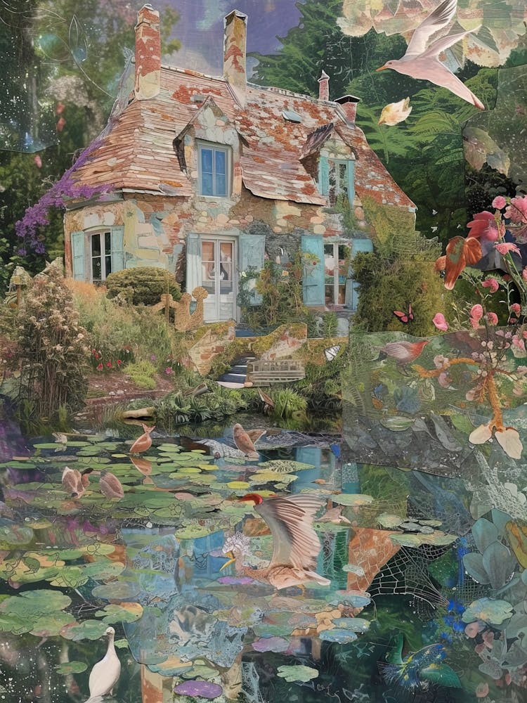 Fairytale Pond Scrapbook Collage 7