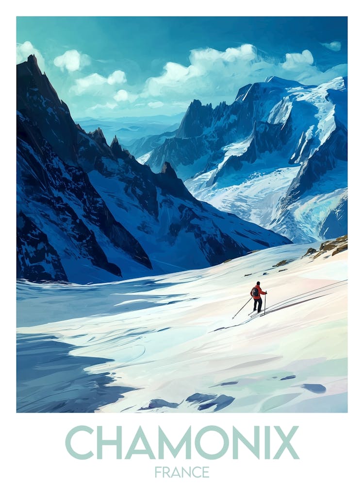 Reiseposter Chamonix