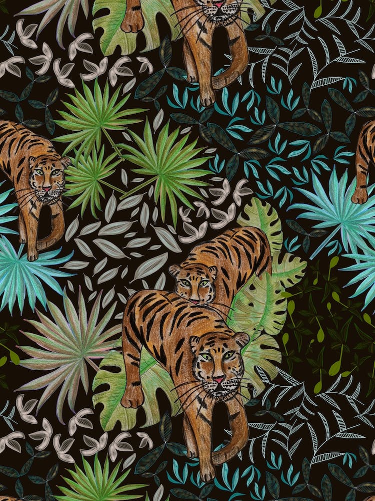 Tiger Nature Black