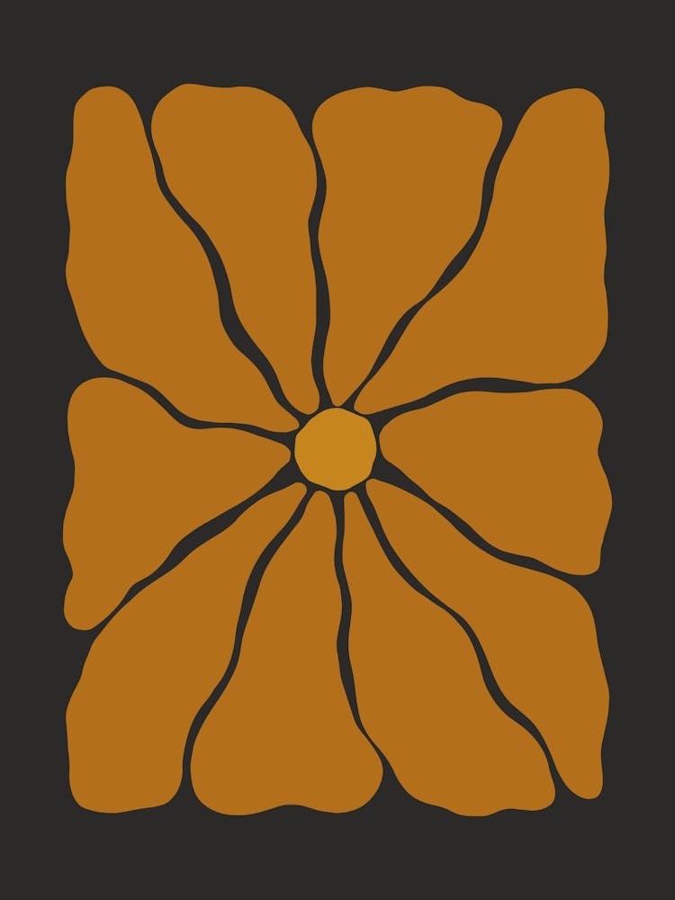 Autumn Flower 01 - Pumpkin Spice