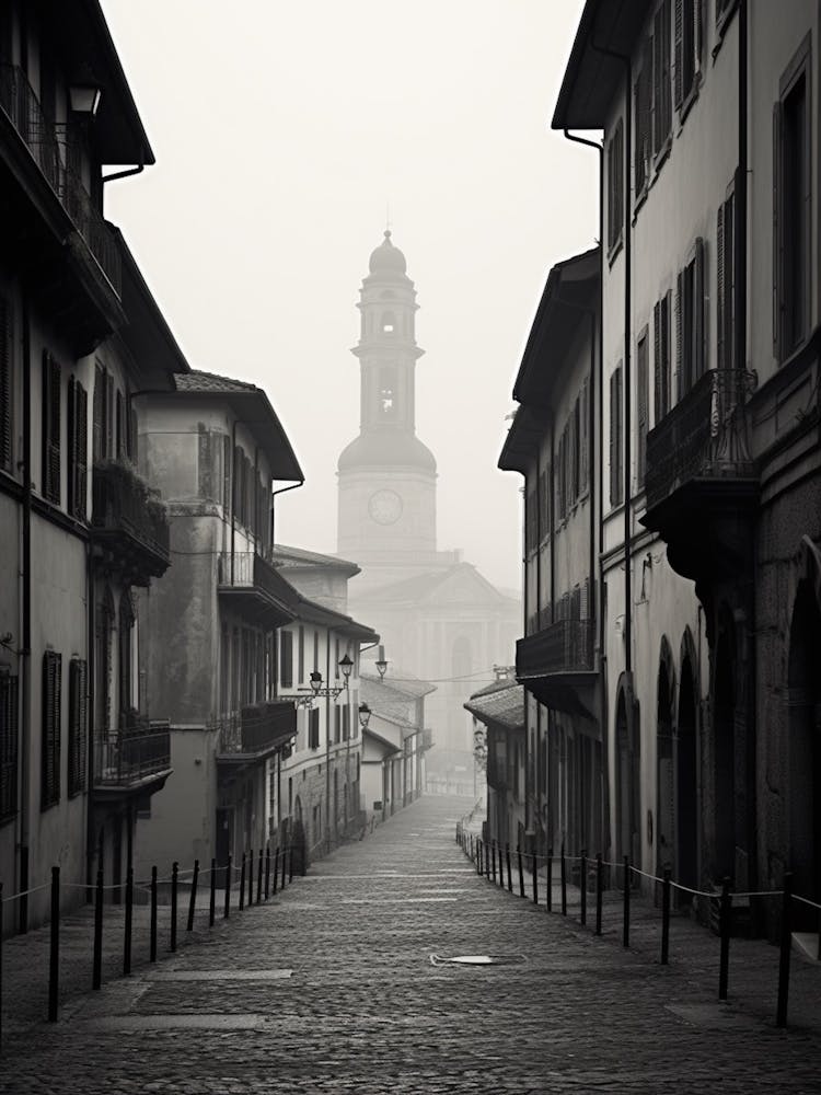 Bergamo, Italy,  Black And White Analogue Photography  2