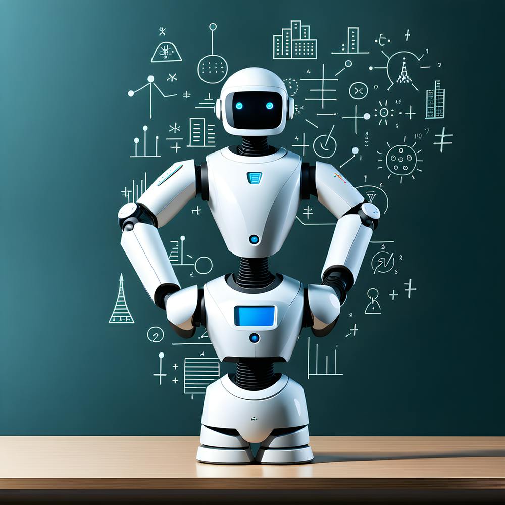 Roboter auf dem Tisch