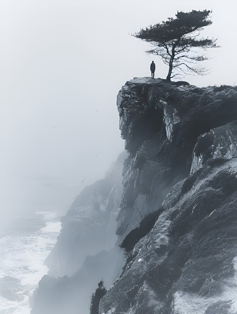 Lone Tree On The Cliff 1