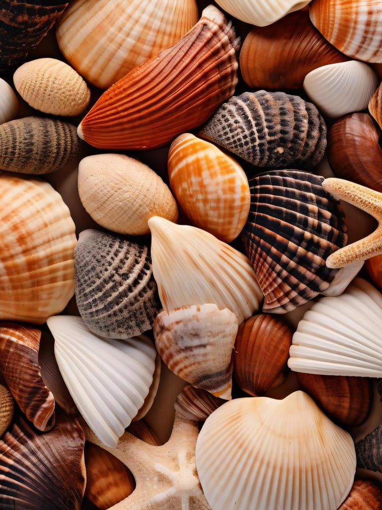 Sea Shells Background