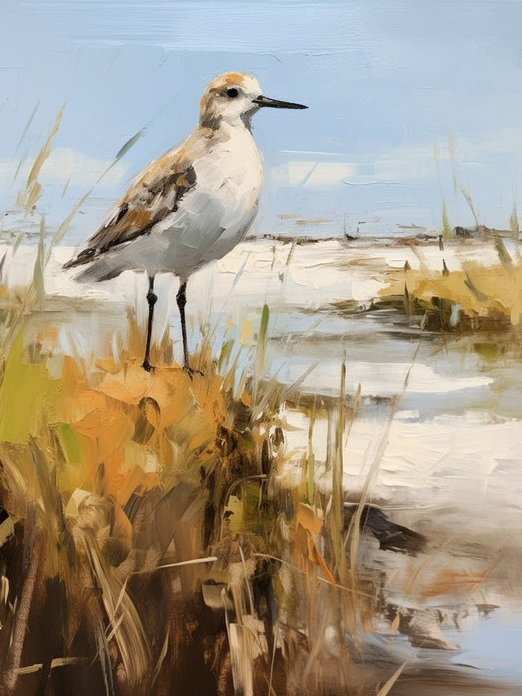 Bird Painting Dunlin 2