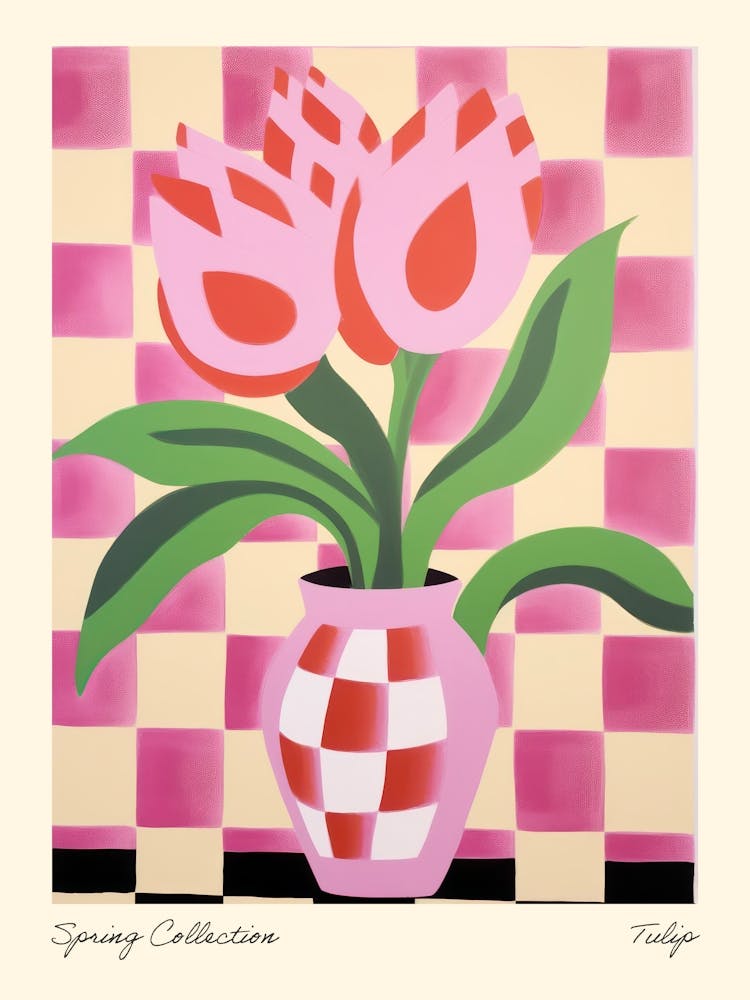 Spring Collection Tulip Flower Vase 1