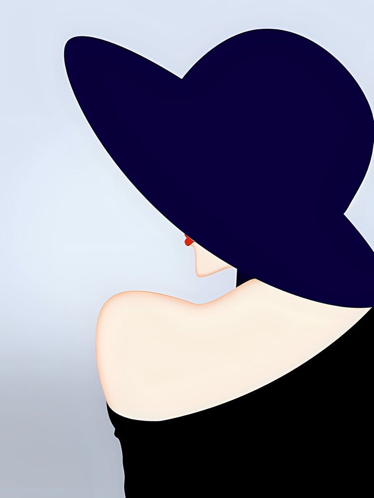 Woman In A Hat 5