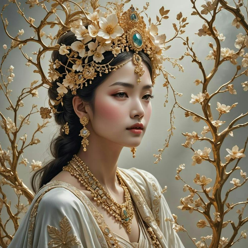 Beautiful Angel Like Face Of Women