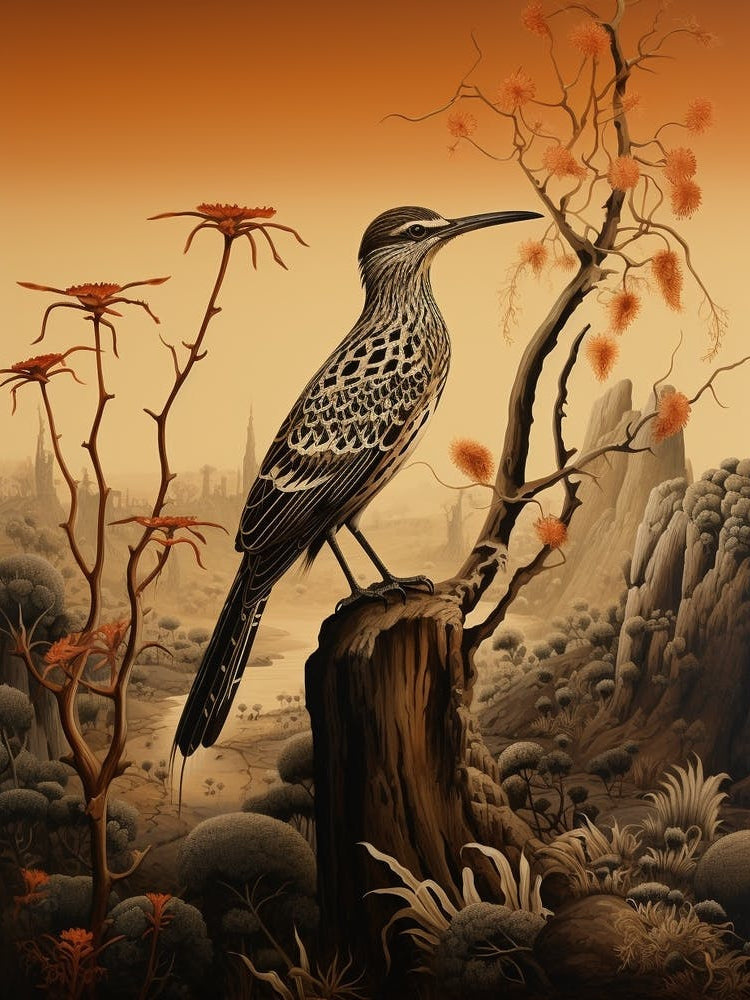 Dark And Moody Botanical Roadrunner 4