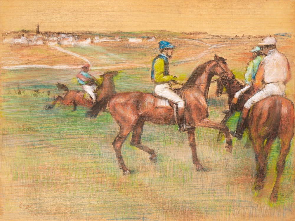 Rennpferde, Edgar Degas