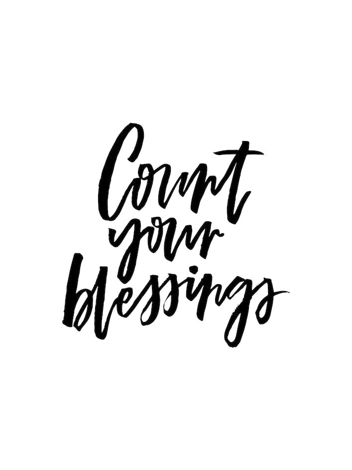 Count Your Blessings