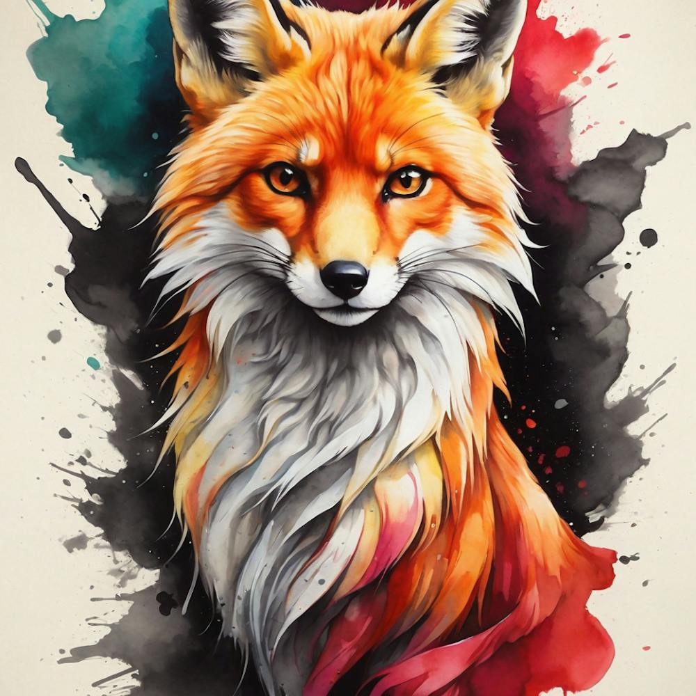 Fox Painting