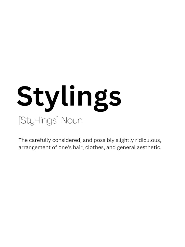 Stylings Definition Meaning