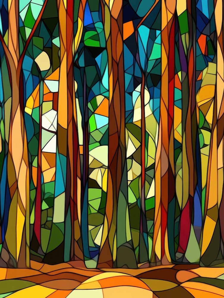 Stained Glass Forest