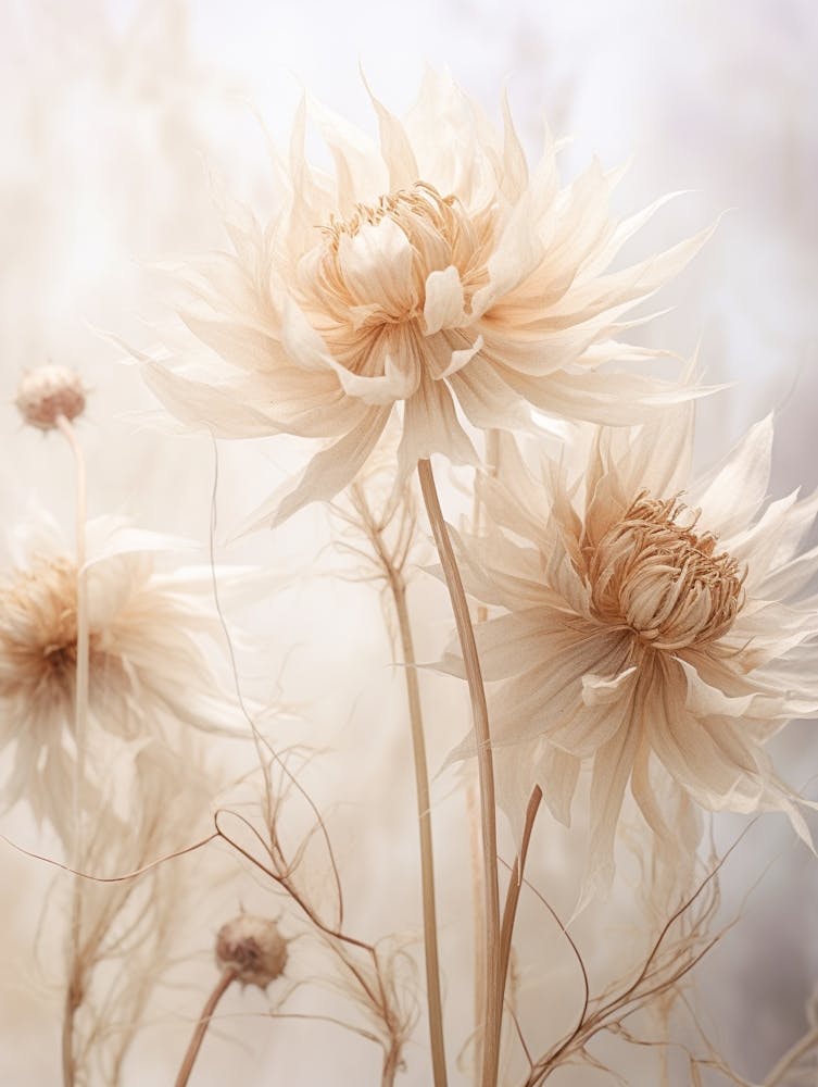 Boho Dried Flowers Passionflower 1