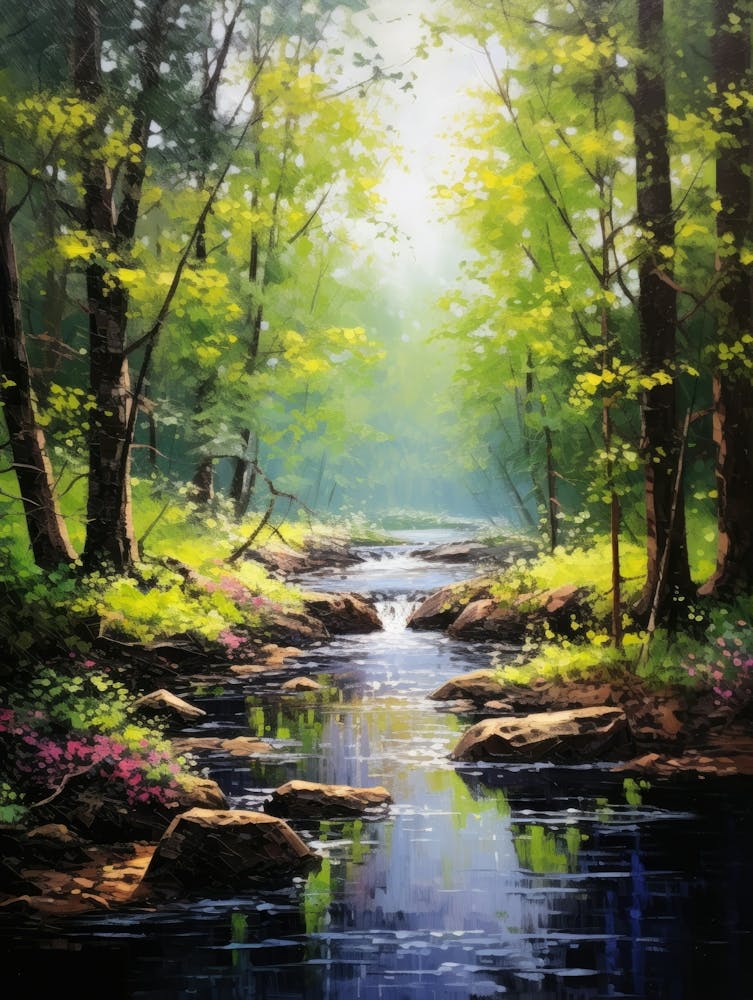 Stream In The Woods