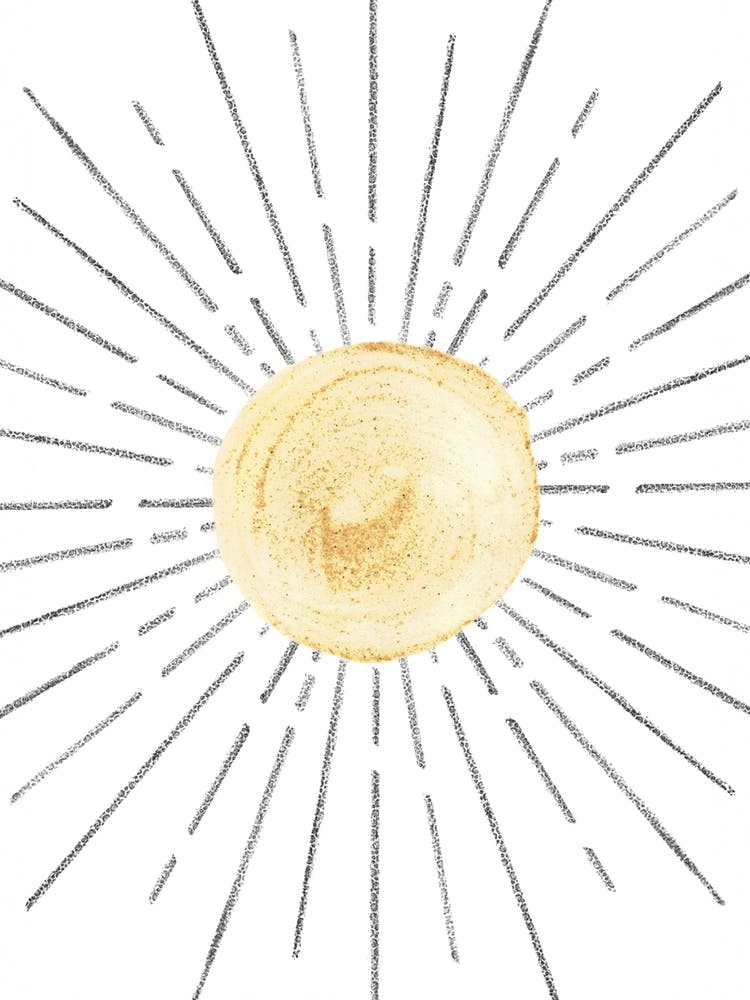 Yellow Sun Rays