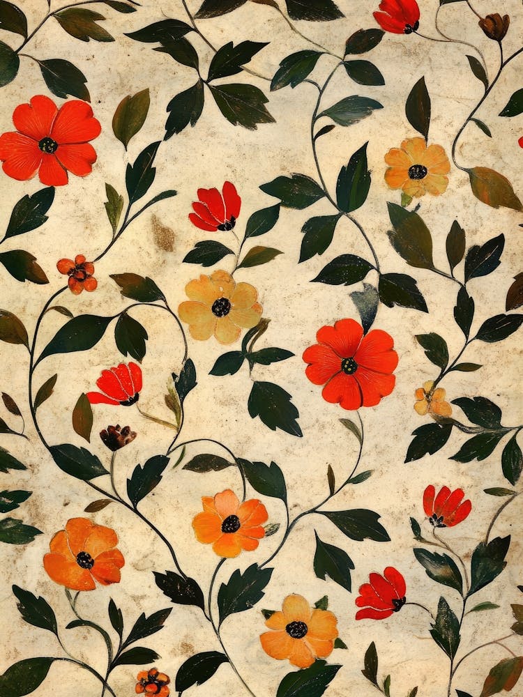 Traditional Indian Folk Art-Tree Of Life 3