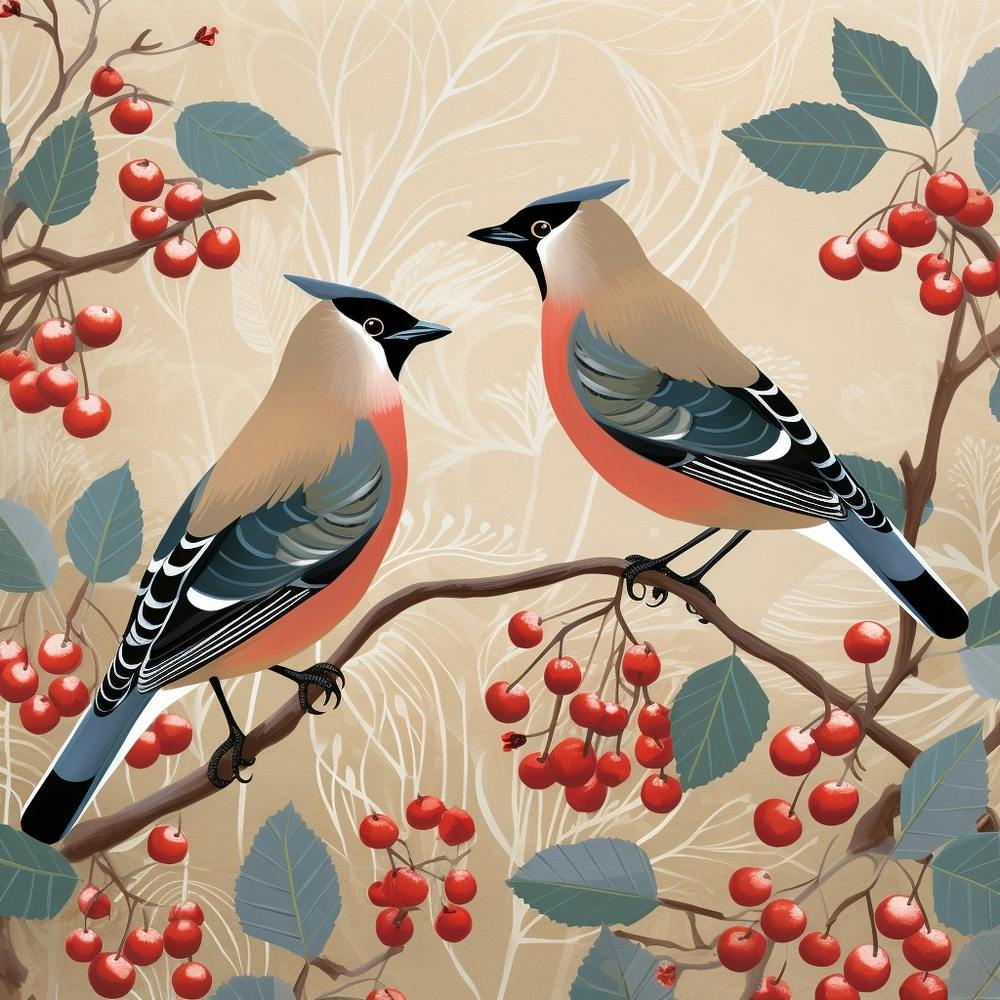 Bird In Nature Cedar Waxwing 4