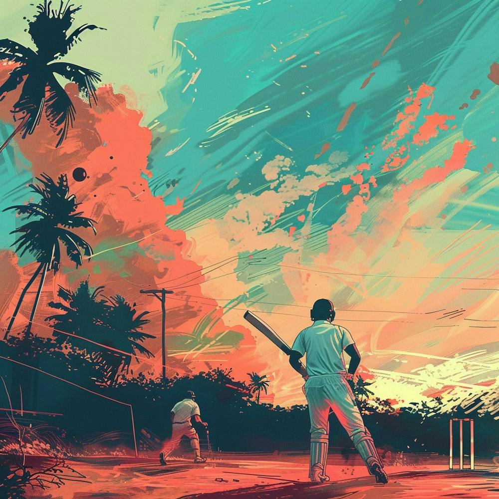 Cricket-Gemälde, Cricket-Gemälde, Cricket-Gemälde, Cricket-Gemälde