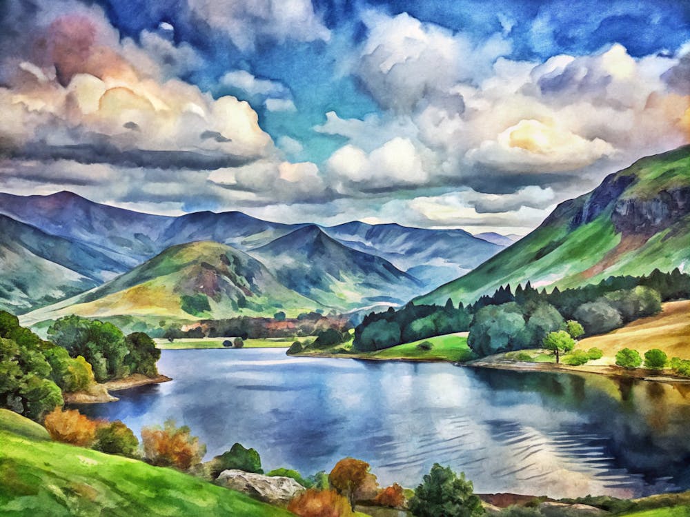 Van Gogh Lake District National Park Uk (1)