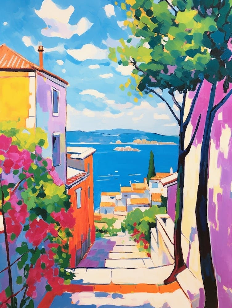 Pula Croatia 1 Fauvist Painting