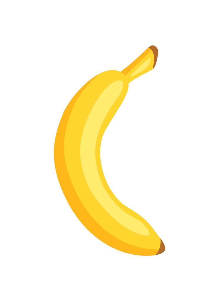 Banana On White Background