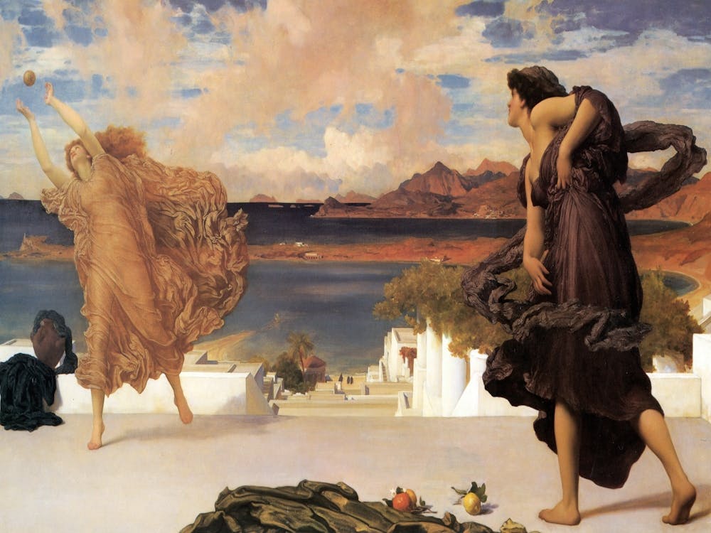 Greek Girls Playing Ball, Frederic Leighton