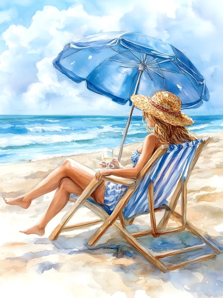 Girl At The Beach