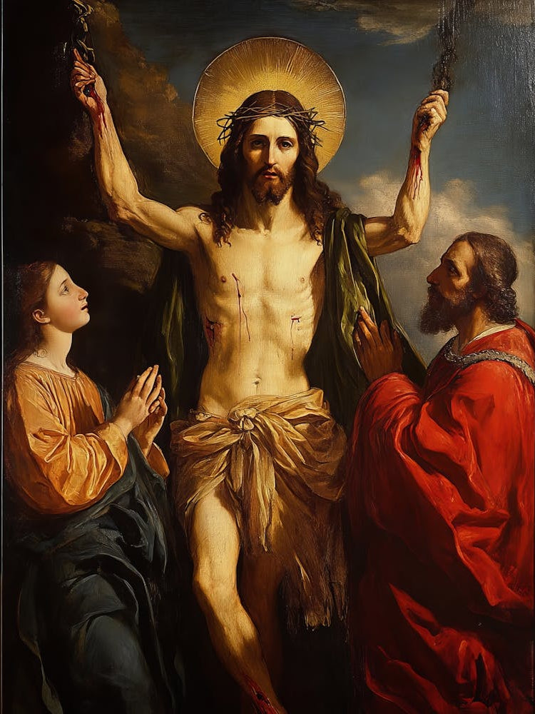 The Painting Of The Of Jesus Christ