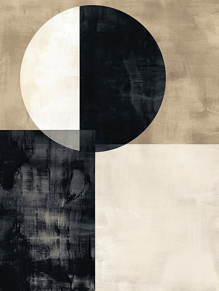 Balanced Geometry Minimalist Style