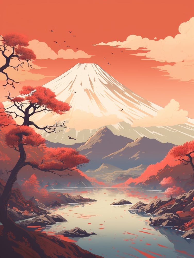 Mount Fuji Japan 2 Hiking Trail Landscape