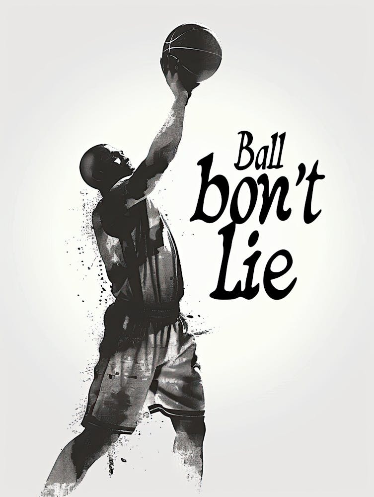 Ball Don'T Lie, Basketball Poster 4