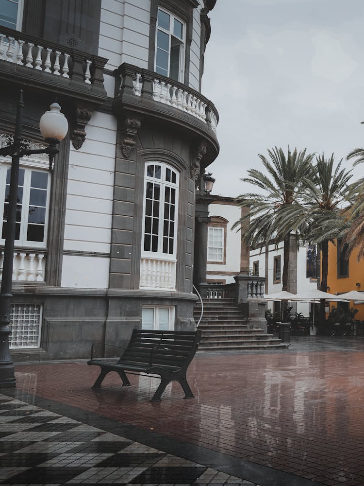 Rainy Day In A City