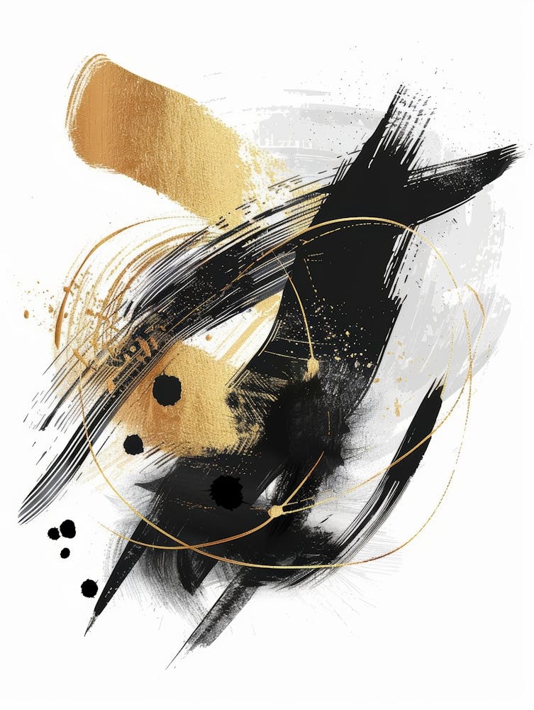 Abstract Brushstrokes Canvas Print 12