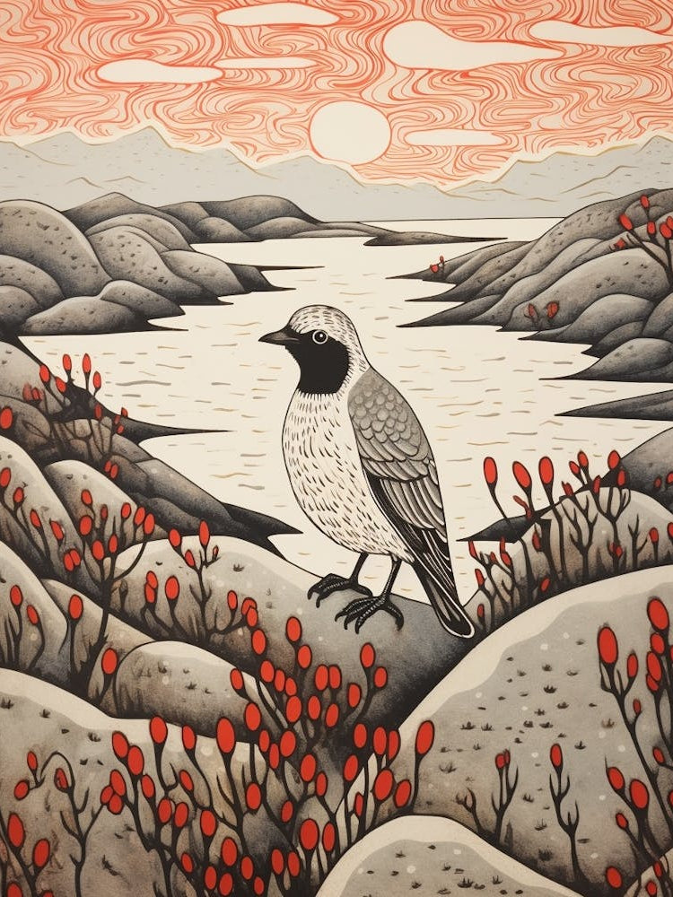 Bird Illustration Grey Plover 3