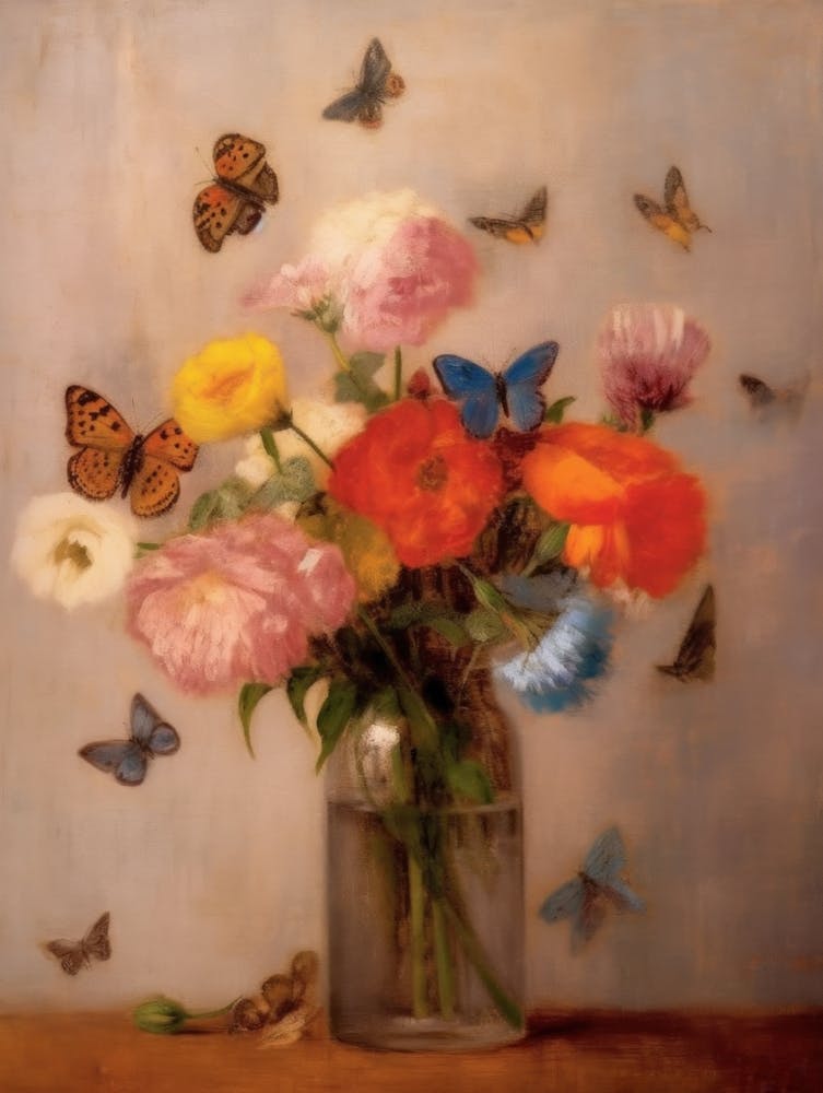 Butterflies Inspired by Odilon Redon