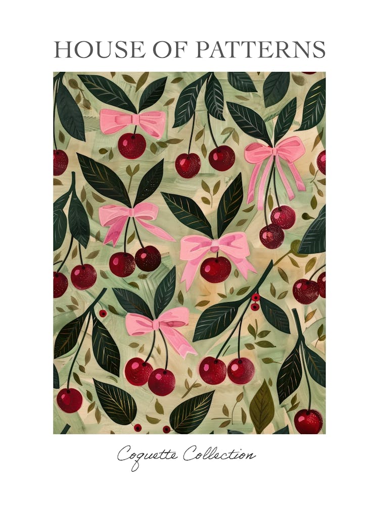 In My Bow Era 5 Pattern Poster