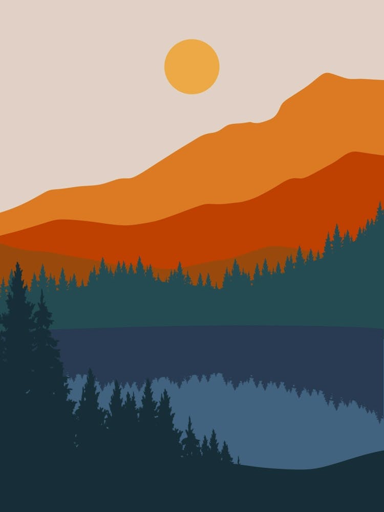 Sunset In The Mountains 11