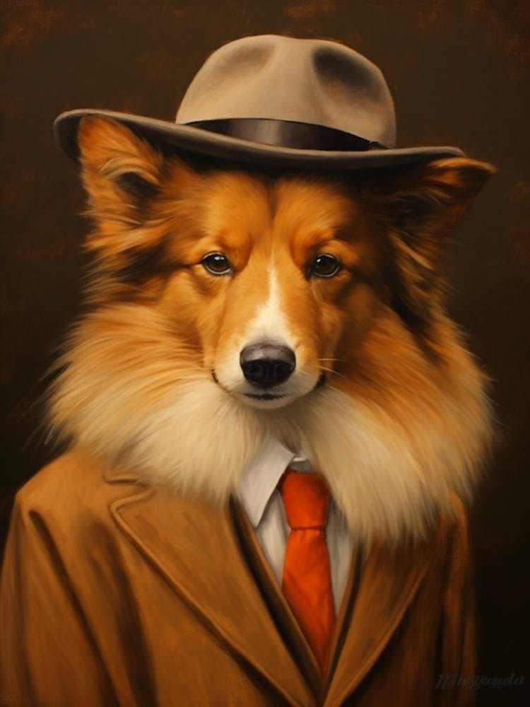 Gangster Dog Shetland Sheepdog 2