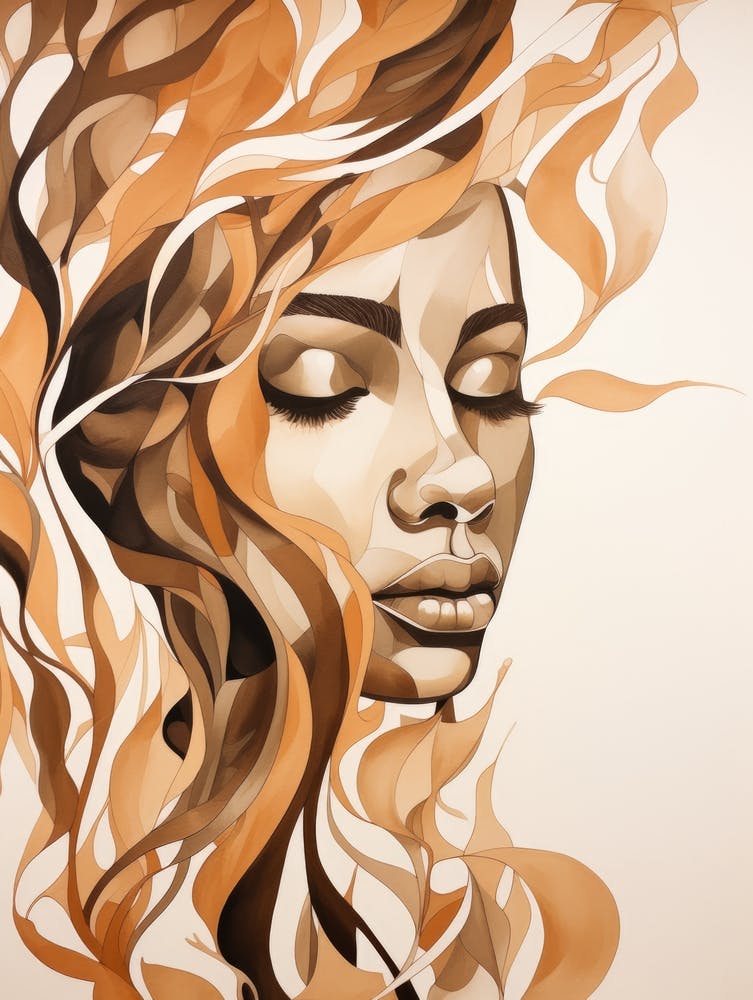 Abstract Of A Woman 1