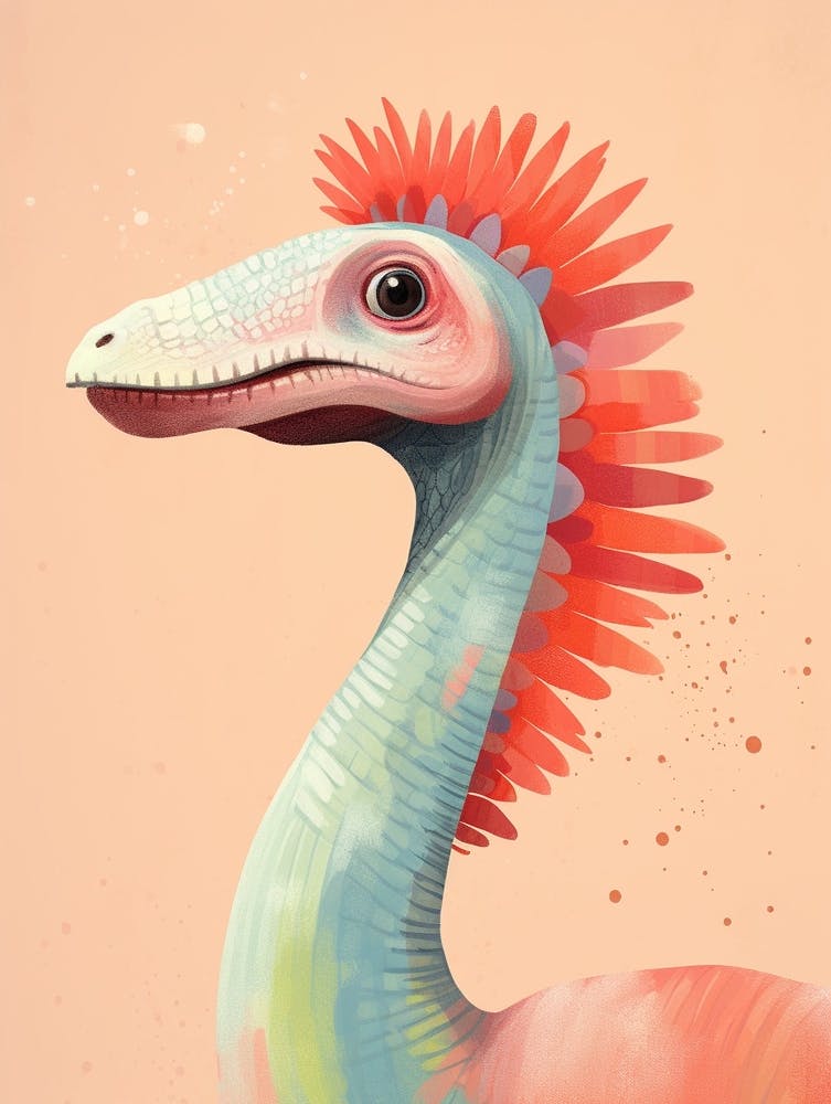 Colourful Dinosaur Corythosaurus 3