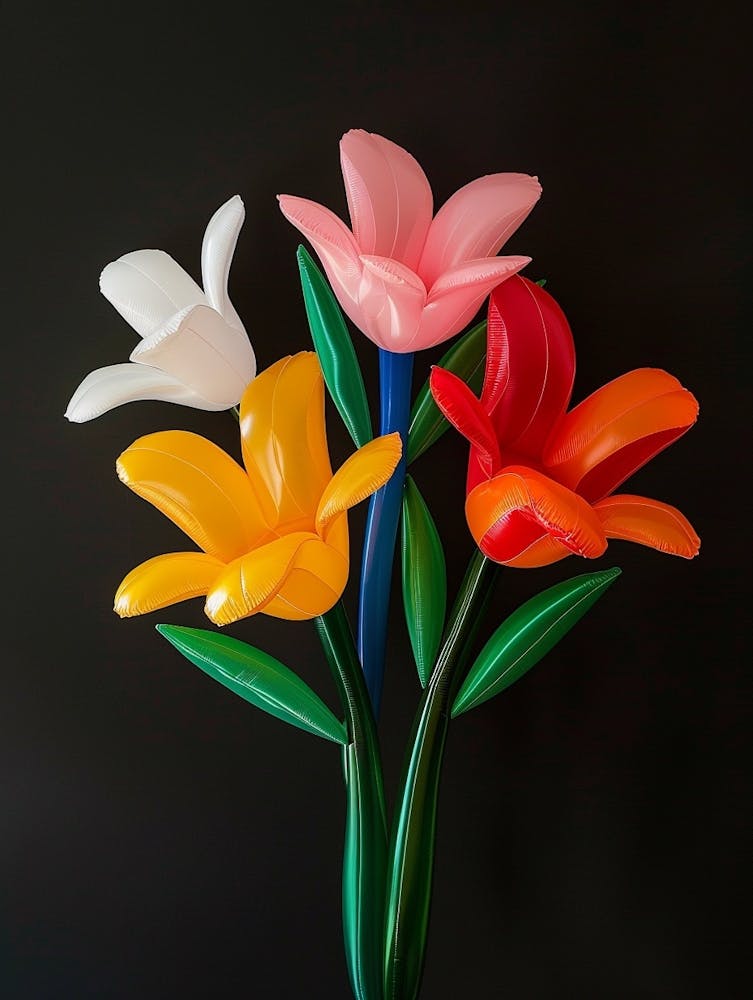 Bright Inflatable Flowers Moonflower 2