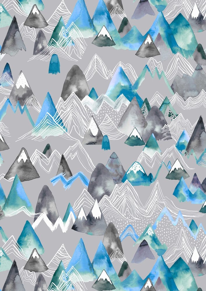 Magical Mountains Blue