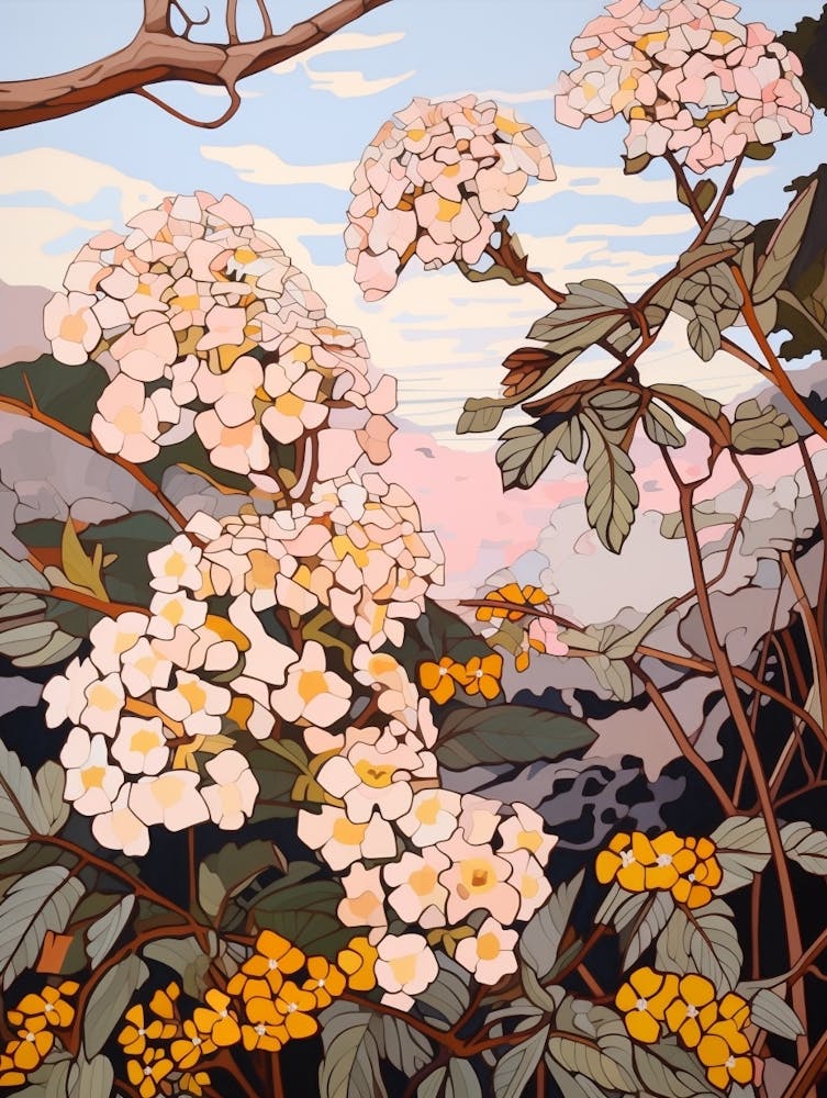 Lantana 2 Flower Painting