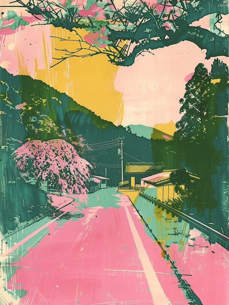 Kiso Valley Duotone Silkscreen 2