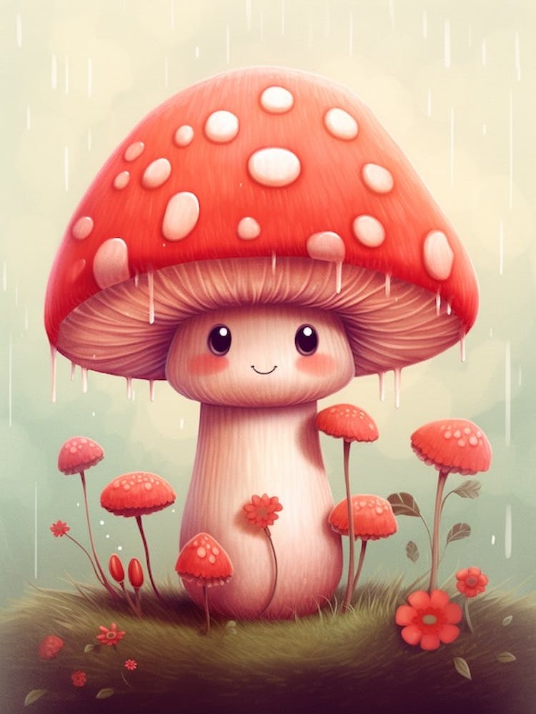 Cute Mushroom Nursery 13