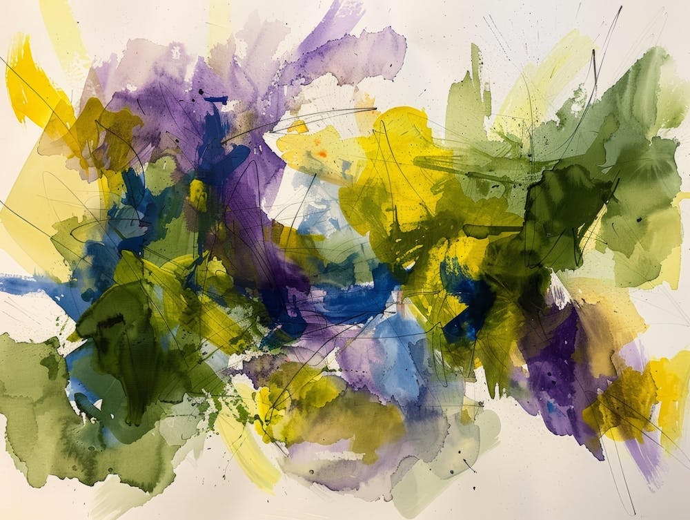 Abstract Watercolor Painting 71